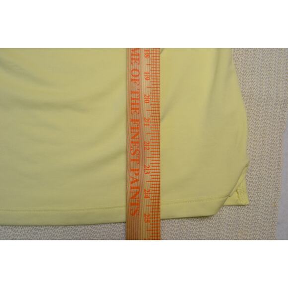 Walter Hagen Women's Polo Shirt UPF 50+ Flutter Sleeve Yellow Golf Top Stretch - Picture 9 of 9